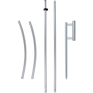Swooper Flag Hardware, Feather Flag Pole Set and Ground Spike, 11FT Swooper Flag Pole Set for Advertising Feather Flag 8Ft