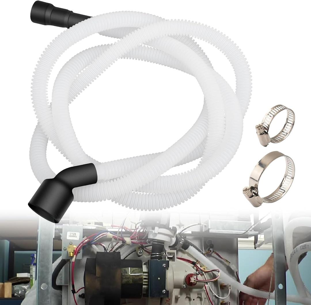 807117001 Dishwasher Drain Hose Compatible with Frigidaire & Electrolux Dishwashers, Replaces AP5806794 PS9494138
