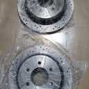 Rear Disc Brake Pads And Rotors Kit For Ford F-150 2012-2020, For Ford Lobo 2012-2013 With Ceramic Brake Pads,6-Lug Wheels