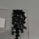 50 PCS Mini Hair Claw Clips， Bangs Strong Grip Multifunction Clamp Clips. (Black)