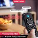 Replacement Voice Remote Control Compatible with Smart TV Stick(2nd Gen/3rd Gen/Lite/4K Max/Cube), TV Stick 4K(1st/2nd Gen), Smart TVs 3rd Gen, for Insignia-Pioneer, N0t for Samsung-TVs
