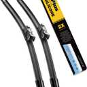 5 PLUS Silicone Wiper Blades 26 20 Inch Replacement For VOLVO XC60 2017-2010 XC70 2016-2008 S40 S60 S80 2018-2011 C30 C70 13-07,Automotive Replacement Windshield Wipers With Water Repellent
