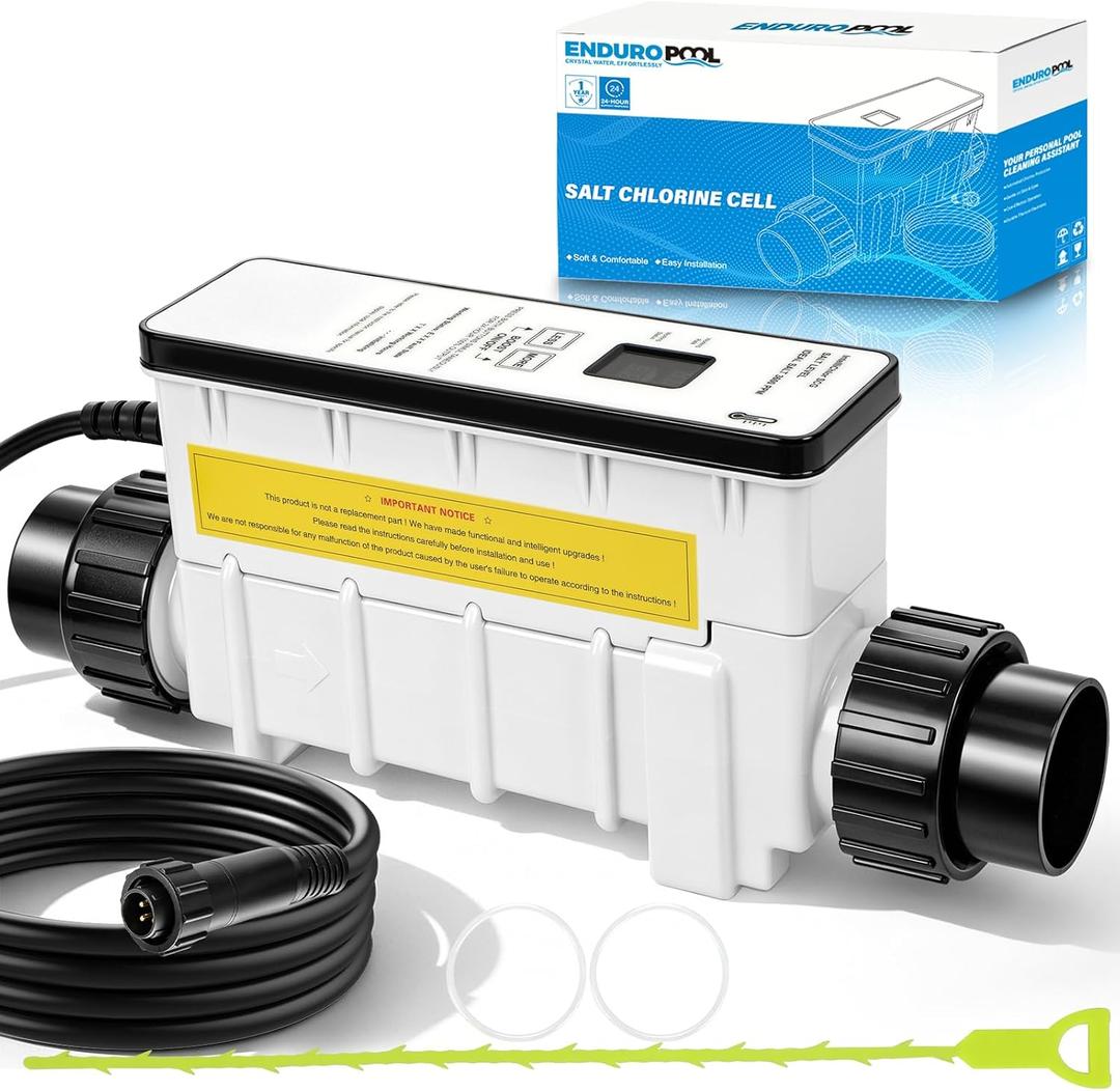 IC15 Salt Cell Replacement Fit for Pentair IntelliChlor IC15 EC-520888 520888 Power Center, Up to 15000 Gallons Inground Pool Saltwater Chlorine Generator Cell