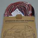 Universal Car Door Seal Strip 32.8ft Rubber Automotive Weather Stripping for Soundproofing and Sealing - Fits Car, RV, Hood Cover (32.8 Feet Long)