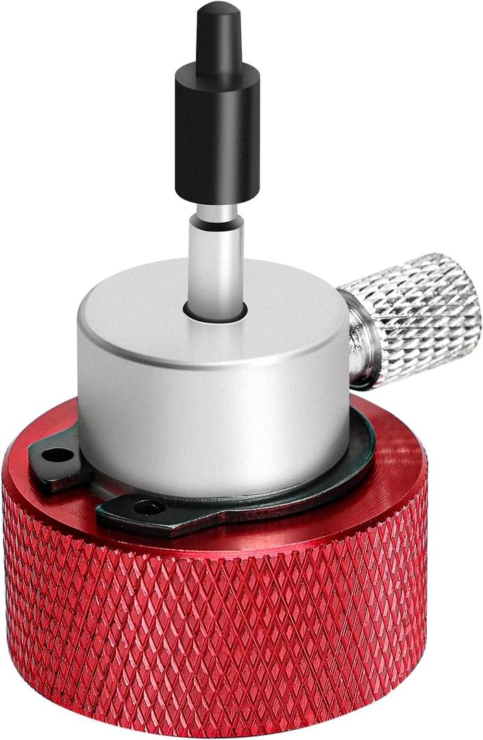 COLOR TREE Airsoft Propane Filling Adapter for Green Gas Tank with Silicone Oil Port Gas Adapter (red)