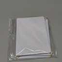 30 Pack Thick 5x7 Envelopes with Gold Border, A7 Thick Paper Greeting Cards Envelopes with Stickers for Invitation (White, 7.24x5.24 inches)