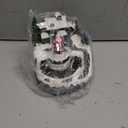 Christmas Decorations Village House Resin Collectible Building Figurines Revolving Train Musical Snow Globe 8 Music for Vintage Christmas Decor (Snow Man)