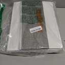 Storage Baskets with Lids, Closet Organizer Boxes, Foldable Shelves Storage Bins with Handles, White and Grey, 3 Pack, 13 x 9.1 x 7.9 Inch