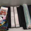 EdenRiver American Mahjong Game Set 166 Tiles 4 All-in-One Color Rack/Pushers Mahjong Set Mah Jong Set Complete Mah JoAmerican Mahjong Game Set ng Tiles Set with Neoprene Carrying Bag