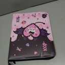 for 9 Pocket Trading Card Binder for 900 Cards - Cute Large Capacity Card Collection Album Folder with Zipper for Women Girls Teens Heart Skull Design for Sports, TCG, Game Cards