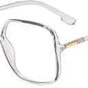 Retro Square Reading Glasses For Women Blue Light Blocking Oversized Eyeglass Frames Large lens