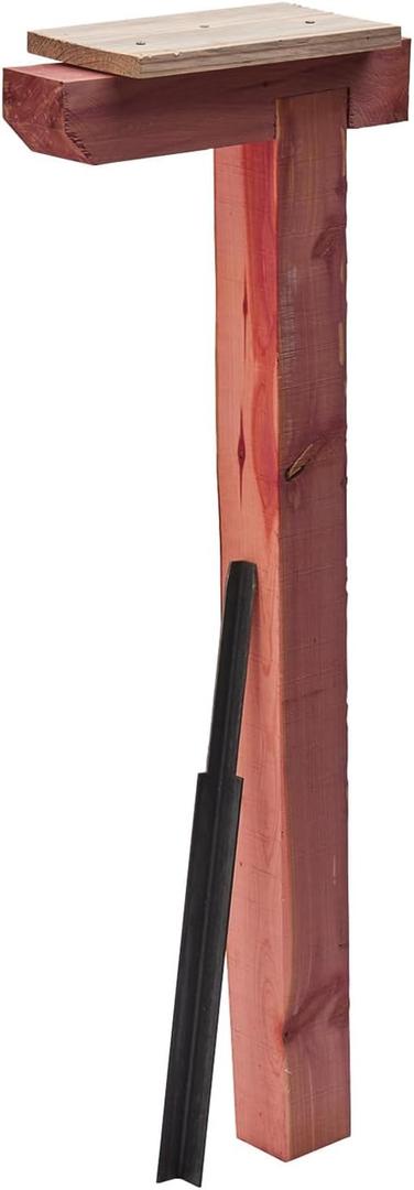 Architectural Mailboxes DPK000AM Drive-in Post, No Size, Aromatic Cedar
