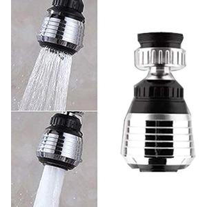 360 Rotate Swivel Water Saving Tap Aerator Diffuser Faucet Nozzle Filter Adapter, Dual Spray Stream, Fits M22 M24 Kitchen Sink & Utility Faucets