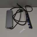 24V Waterproof Power Supply, 200W 6-Head Output Adapter Compatible with Philips Hue Outdoor Lighting- Lily Spot, Lily XL, Calla Pathway,Impress Pedestal & Wall Lights, IP67 Weatherproof Power Supply