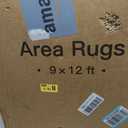 Valenrug Area Rugs 9x12 Living Room - Stain Resistant 9x12 Area Rugs for Living Room, Non Slip Backing Printed Rugs for Bedroom, Folable Machine Washable Rugs (9'x12', Beige)