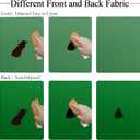 Obstal Fitted Round Green Table Cloth, Reversible Waterproof Stain Resistant Elastic Stretch Tablecloth, Wipe Clean Table Cover for Outdoor/Indoor Use, Fits Round Tables up to 40" - 44" Diameter