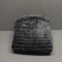 Aucrovee Couch Cover for Dogs Washable, Non Slip Sofa Covers for Pets 3 Cushion Couch Sofa, Sectional Slipcover Furniture Protector (1 PCS 27.5"x94" Dark Grey)