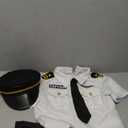 Airline Pilot Costume for Kids Captain Pilot Uniform for Career Day Halloween Dress Up Birthday Gifts, Size Medium