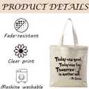 Cute Canvas Tote Bag, Cancer And Disease Encouragement Tote Bag, Inspirational Gifts, Canvas Totes Bags For Women, Reusable