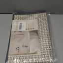 Bath Mat Bathroom Rugs Non Slip Washable, Soft Braided Ultra Thin Bath Mat, Super Absorbent Quick Dry Bath Rug Shower Mat, Rubber Backing, Fit Under Door Bathroom Floor Tub, Brown 20" x 31"