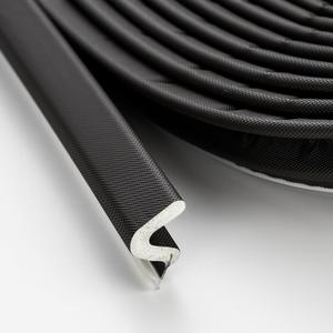 Weather Stripping Door Seal Strip - Soundproof Q-Shaped Foam for Exterior Door Frame, Large Gap Seal, Noise Cancelling, Easy to Install (Black, 40FT)