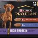 Sport High Protein Wet Dog Food, Beef and Bison Entrée and Turkey, Duck and Quail Entrée Variety Pack - (Pack of 12) 13 oz. Cans,  BB Date: Dec 2027