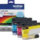 Brother LC4063PK 3 Pack of Standard Yield Cyan, Magenta and Yellow -Ink -Cartridges