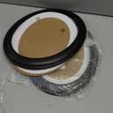 2 Pack Black Oval Picture Frames 8 by 10 Oval Photo Frames, 8x10 Wall Mounting Photo Frame for Home Decor, Photo Gallery