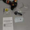 Rocket Launcher for Kids, Self Launching Motorized Air Rocket Toy, Outdoor Toys for Ages 8-12, Model Rockets with Parachute Safely Land, Spaceship Launch up to 200 ft Birthday Gifts for Boys (Flame)