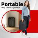 Hand Truck 550Lbs, Folding Dolly Cart with 6 Wheels-Compact/Heavy-Duty, Portable Rolling Utility Cart for Moving Shopping Travel Vendor Booth, Carrito para Cargar Cosas Con Ruedas with 2 Bungee Cords