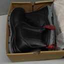 ANGRYRAM Steel Toe Slip on Work Boots for Men Waterproof Slip Resistant Fire Station Mechanic Boots Comfortable Construction Chelsea Safety Shoes 10.5