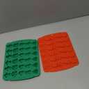 HKNMTT Christmas Silicone molds for Xmas Candy Chocolate Wax Decor, 60 Cavity 11 Shapes Gummy Mould, Including Tree Santa Cane Hat Socks Elk Gingerbread Man Bell Glove Snowman Food Grade DIY Set