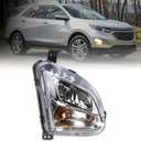 Right Passenger Side Fog Lights Signal Assembly Compatible With 2018 2019 2020 2021 Chevy Equinox Bumper Lamp Fog Light Replace#85161292