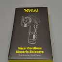 Cordless Electric Scissors, Fast Charging Rechargeable Cardboard Cutter with Replaceable Blades and Long-Lasting Battery, Effortless Cutting for Cloth, Fabric, Plastic & Leather (Gray-black)