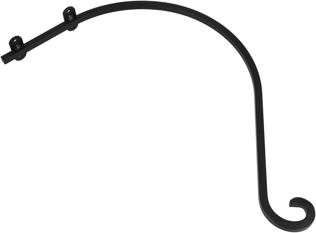 UPKOCH Outdoor Plant Hanging Hook Heavy Duty Metal Wall Planter Bracket for Indoor and Garden Use Easy Installation for Flower Pots Lanterns and Wind Chimes (40.00X27.00X0.80CM)