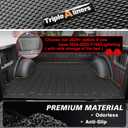 TripleAliners Truck Mat Compatible with 2015-2023 Ford F150 & Lightning 5.5FT Accessories, Truck Bed Mat Heavy Duty Custom Fit All Weather Protection TPE Pickup Liner