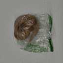 Human Hair Messy Bun, 100% Real Hair Bun Extensions for Women,Natural Wavy,1 Count#-12P613 Golden Brown & Bleach Blonde