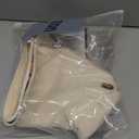 Packable Extra Large Brim Floppy Sun Hat Reversible UPF 50+ Beach Sun Bucket Hat Beige (White)