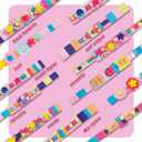 LANNEY Bracelet Making Kit, Friendship Bracelet Kit for Girls, 488 PCS Kandi Beads for Jewelry Making, Creative DIY Snap Beads Building Toys Set, Fun Christmas Birthday Gifts for Kids Ages 6-12