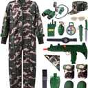 Spooktacular Creations Army Costume for Boys, Kids Military Costume, Camo Special Forces Outfit for Kids Halloween Cosplay (XX-Large (14-16 yrs))