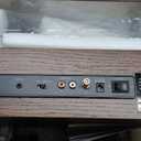 Turntable Record Player with Built-in Speakers, Vinyl Record Player Support Bluetooth Playback Auto Stop 33&45 RPM Speed RCA Line Out AUX in All-in-one Belt-Drive Turntable for Vinyl Records (Brown)