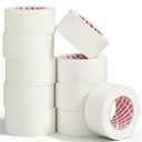 SWRT Masking Tape 2 Inch x 55 Yards, Masking Tape Bulk 10 Rolls (550 Yards Total), White Masking Tape for Painting, Fuse & Perler Beads Art Craft, Clean Removal