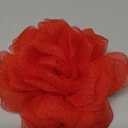 4.3 Inches Rose Hair Clip Flower Hairpin Brooch Floral Clips | Satin Fabric Large Flower Brooches for Women | Elegant Hair Clip Rose Brooches for Women | Floral Lapel & Brooch Pins for Woman Fashion