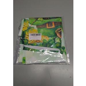 XCHI Watercolor Green Hats Shamrocks Clovers Coins Horseshoes St. Patrick's Day Tablecloth Round Table Cloth Washable Table Covers for Indoor Dining Home Party Decorations 60x60 Inch