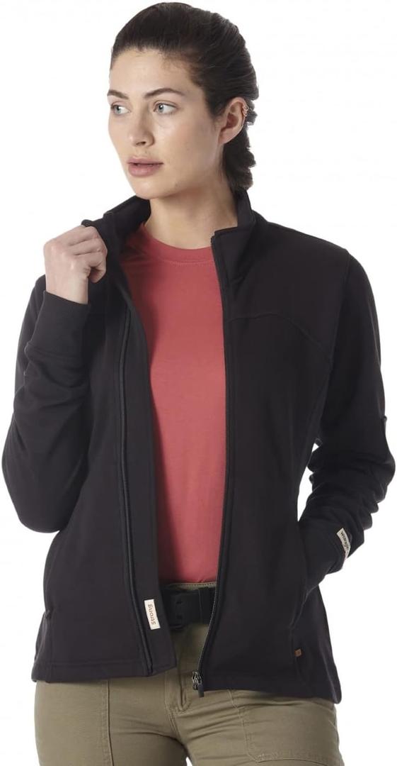 Wrangler Women's Wicking Work Jacket (Large, Black)