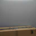 5ft Real Touch Norfolk Prelit Christmas Tree Decorations with 100 UL Listed Warm White Lights, Lighted Slim Pencil Tree for Babys First Christmas with 266 PE Tips, Metal Stand, Plug-in