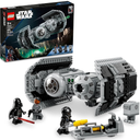 LEGO Star Wars TIE Bomber Model Building Kit, Star Wars Toy Starfighter with Gonk Droid Figure, Darth Vader Minifigure and Lightsaber, Collectible Star Wars Gift for 9 Year Olds, 75347