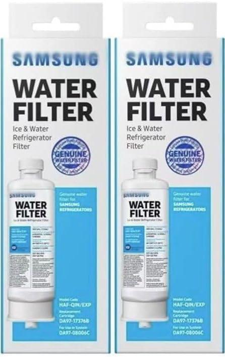 EKKA WATER FILTER Replacement for S@AMSUNG DA97-17376B-WF, DA97-08006C, HAF-Qin/EXP, EFF-6045A (2 Packs)