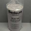 Bedsure Quilts Queen Size - Ultra Soft Queen Quilt Bedding for Modern Farmhouse Bedroom Decor, Lightweight All-Season Comforter, Natural Bedspread Coverlet 90x96 Inch (13 - Natural - Clover)