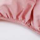 NHNHN Fitted Sheet-Deep Pockets-Soft Microfiber-Easy Care-Shrinkage and Fade Resistant-Fitted Sheets Twin Size for Girl Teens Kids-Only 1 Fitted Sheet (Twin, Blush), Twin1 Pc